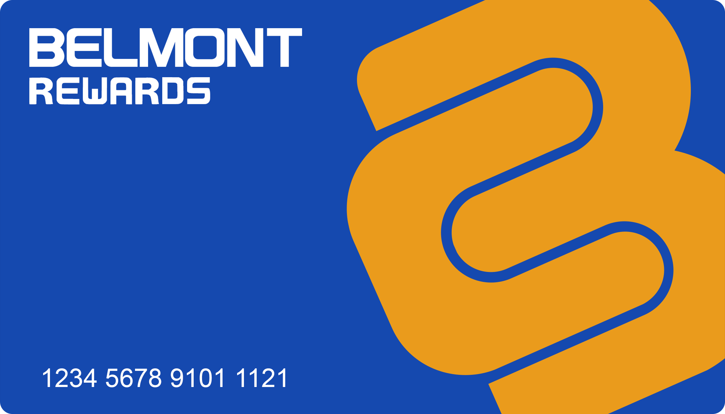 Belmont Rewards card